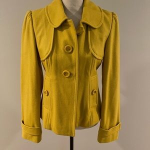 Adorable Yellow wool coat